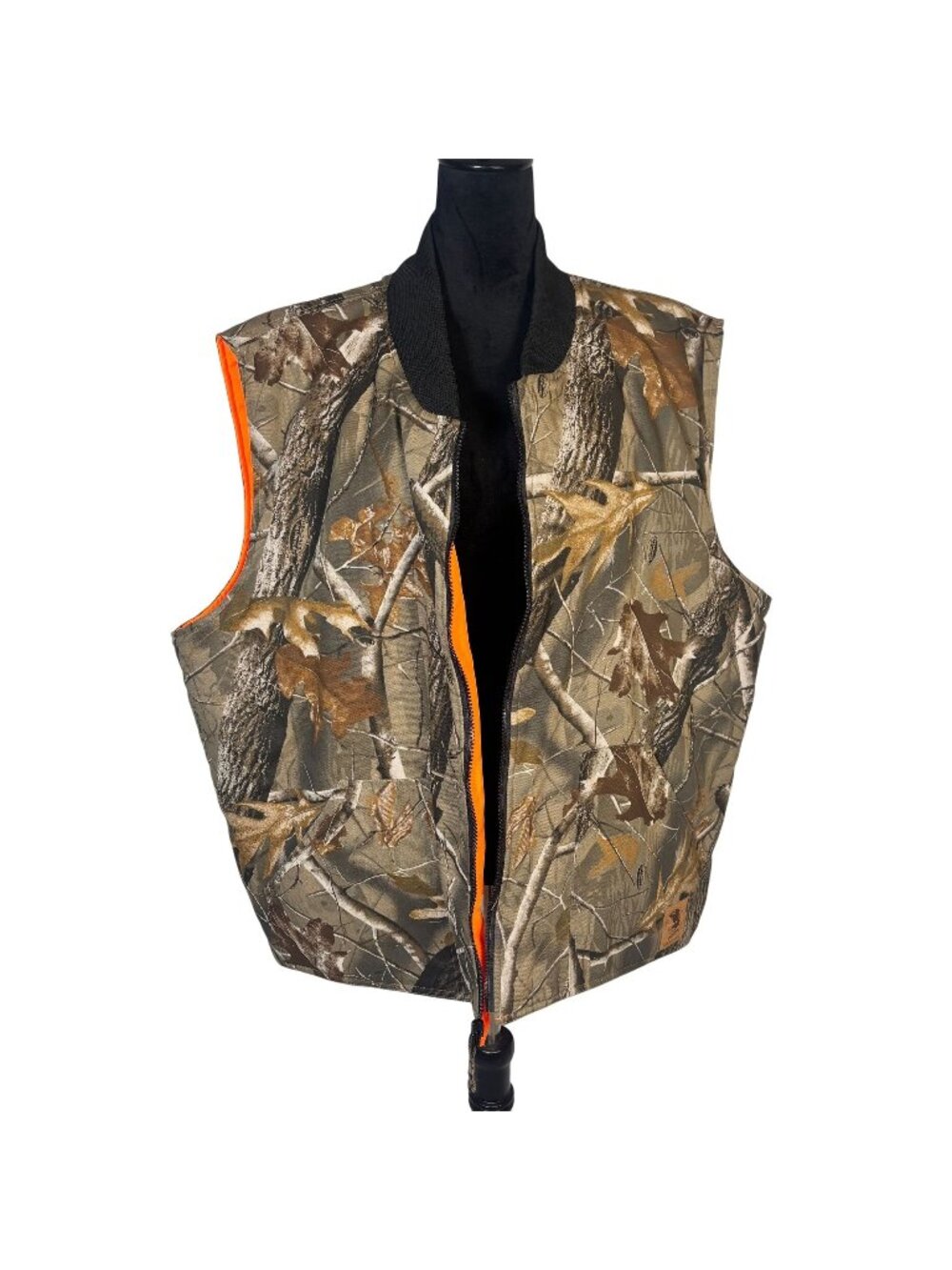 Realtree Mens Reversible Camo Hunting Vest Orange 2XL NWOT